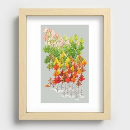 Seasons Recessed Framed Print