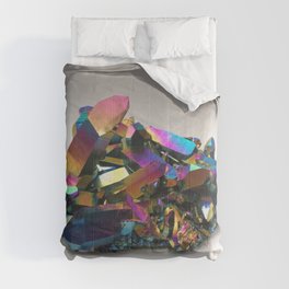 Titanium Rainbow Aura Quartz 1 Comforter