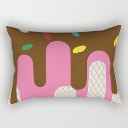 The ice-donut Rectangular Pillow