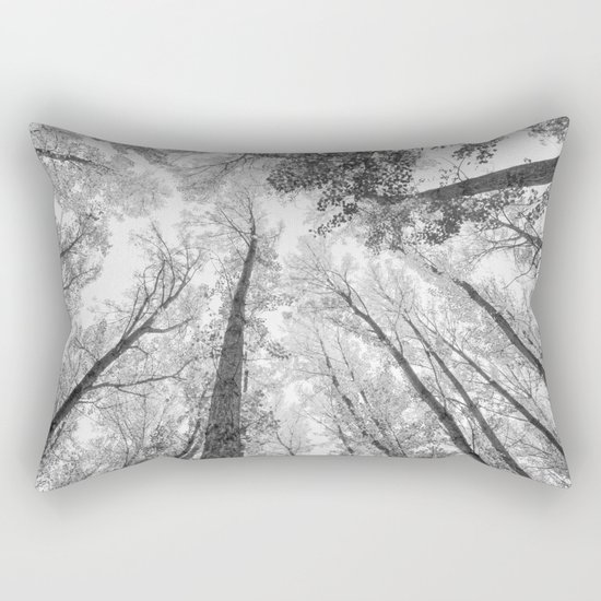 "Up in the air II" BW Rectangular Pillow