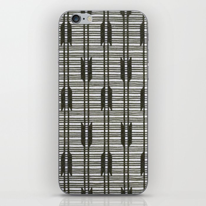 Black Arrow Pattern iPhone Skin