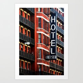 The Hotel Chelsea, NYC Art Print