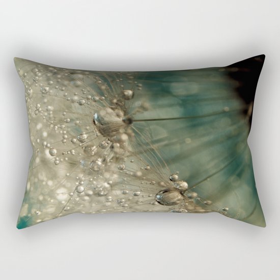 Dandy Clock Blues Rectangular Pillow