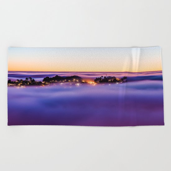 Purple Haze Beach Towel