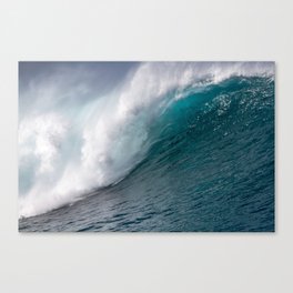 Giant Blue Ocean Wave Canvas Print