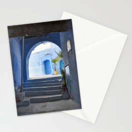 Chefchaouen view in Morocco Stationery Cards