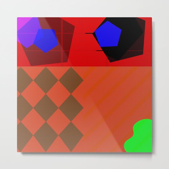 Akai Michin Dachi Metal Print