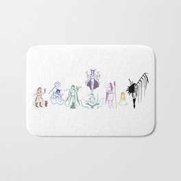 'Welcome to the Mighty Nein!' (Veth version) Bath Mat
