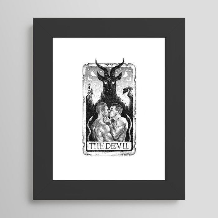 The Devil Tarot Framed Art Print