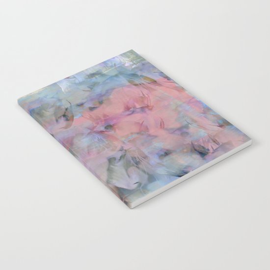 Painterly Soft Flora Abstract Notebook