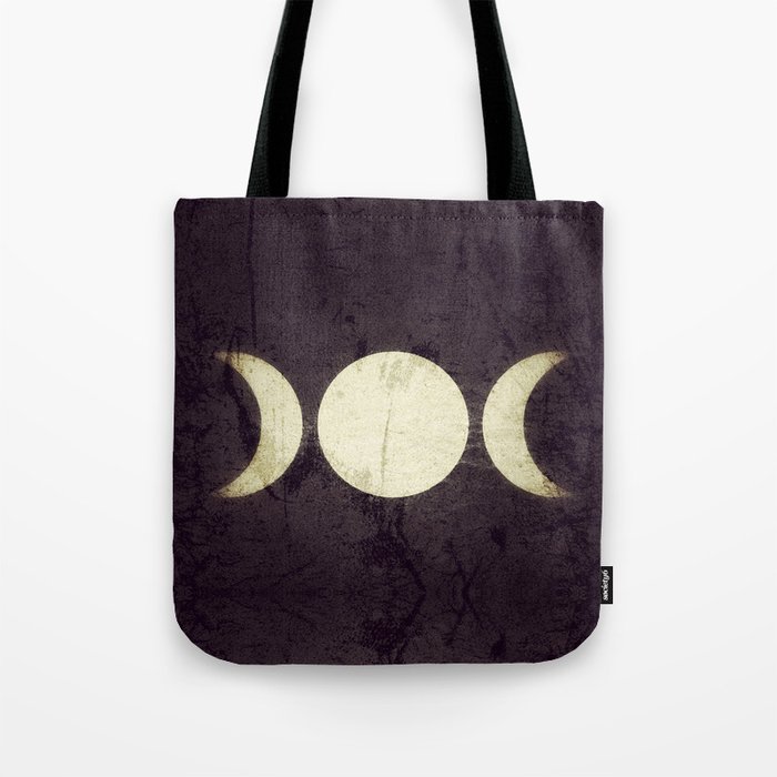 Triple Moon Goddess Tote Bag