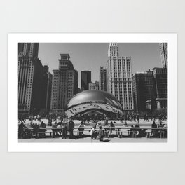 Chicago Bean Art Print