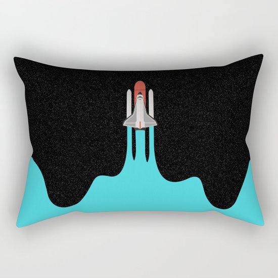 Spaceship Rectangular Pillow