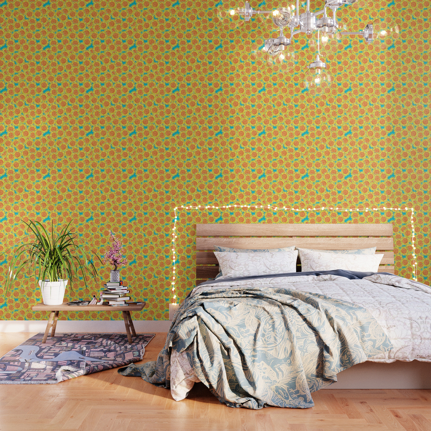 Sunflower Field Wallpaper By Sharonturner Society6