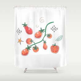 Tomatoes Shower Curtain