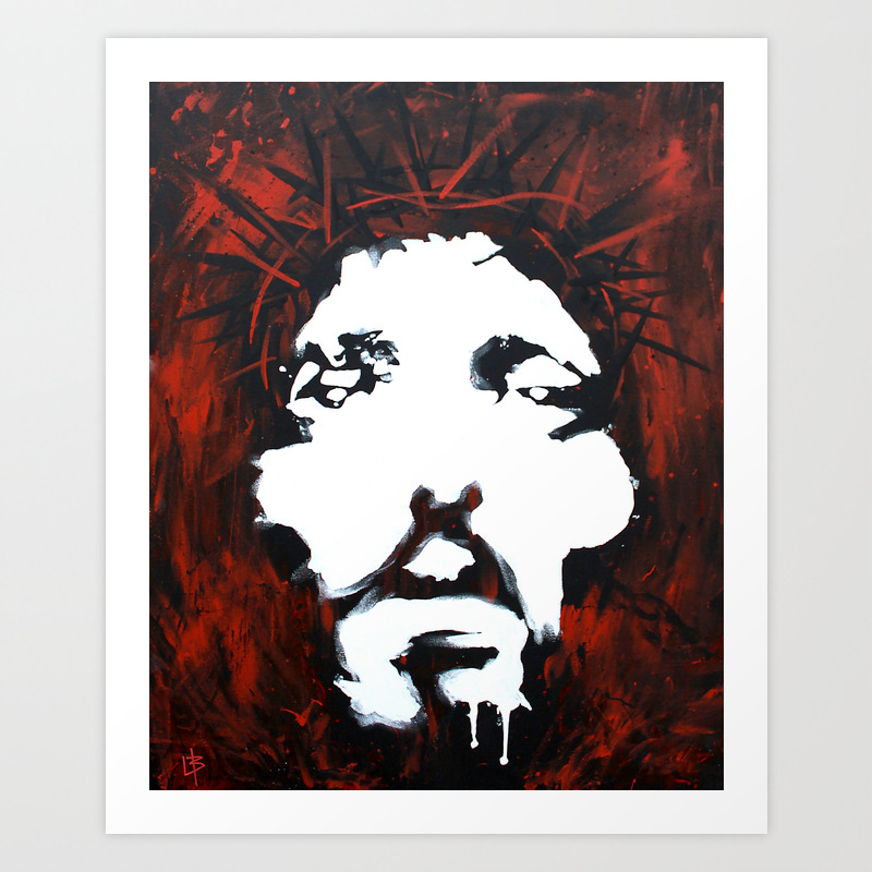 Prince Of Peace Jesus Christ Painting Art Print By Paintedchrist