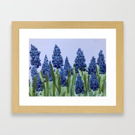 Lupine Flower Print Framed Art Print | Purpleflowers, Flowers, Alcoholmarker, Periwinkle, Green, Nature, Garden, Drawing, Lavenderflowers, Lupine 