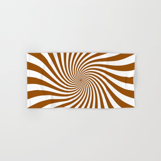 Swirl (Brown/White) Hand & Bath Towel