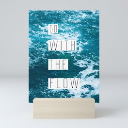 Ocean Waves | Go With the Flow  Mini Art Print