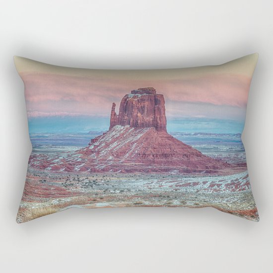MONUMENT VALLEY AT SUNSET Rectangular Pillow