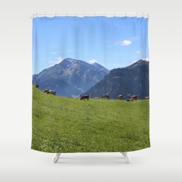 The Austrian Alps Shower Curtain