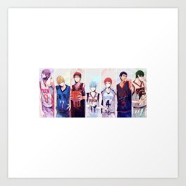 Kuroko No Basket Art Print