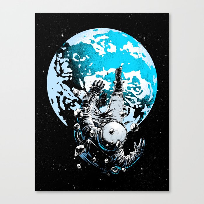 The Lost Astronaut  Canvas Print