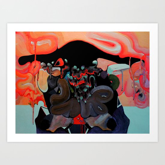 MALE GAZE Art Print