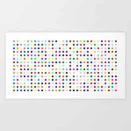 Big Hirst Polka Dot Art Print