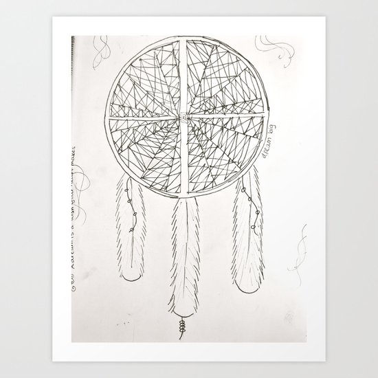 Dream Catcher Art Print