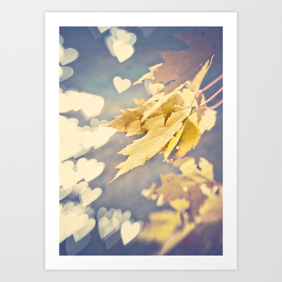 I Heart Autumn Art Print