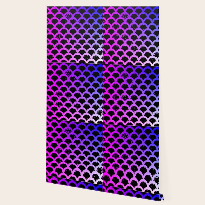 Broken Black Scale Pattern Wallpaper By Loveart69 Society6