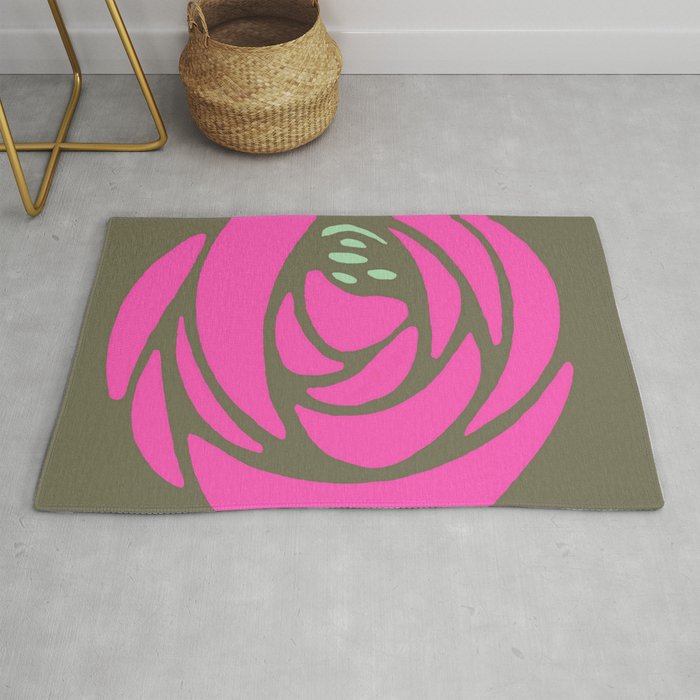 Charles Rennie Mackintosh Roses 7 Rug By Alexandra Arts Society6