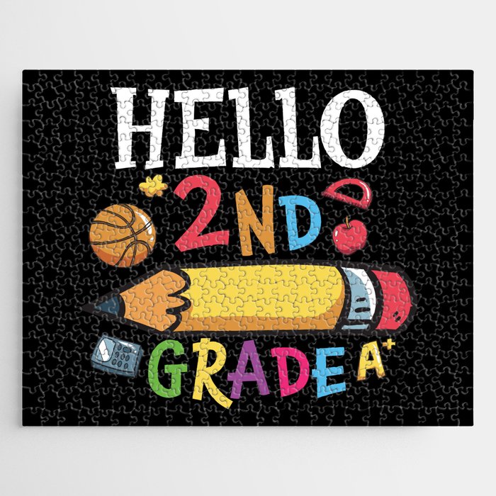 Hello 2nd Grade Back To School Jigsaw Puzzle