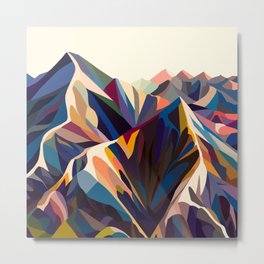 Mountains original Metal Print