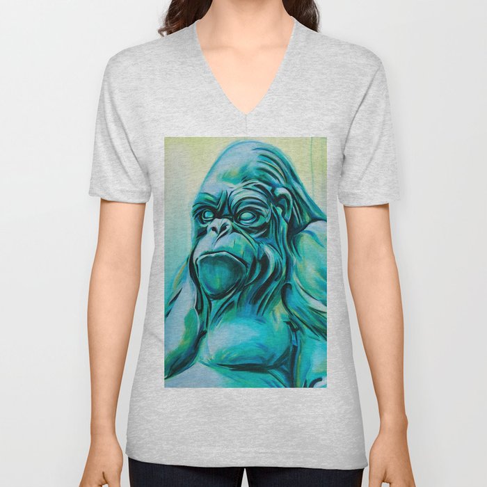 Gorilla (sRGB) V Neck T Shirt