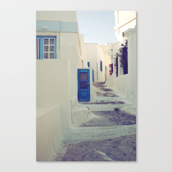 Santorini Door III Canvas Print