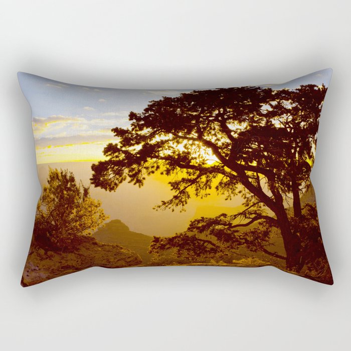 Grand Canyon sunrise Rectangular Pillow