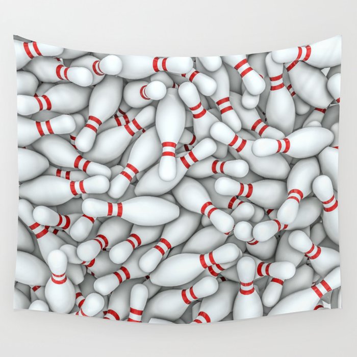 Bowling pins Wall Tapestry