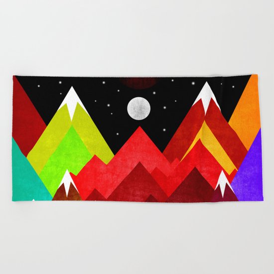 Nature Planet Beach Towel