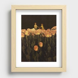 Tulip garden Recessed Framed Print