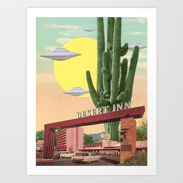 Desert Inn (UFO) Art Print