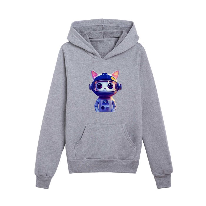 Cyberpunk Cat 7 - Anime Cartoon Kids Pullover Hoodie