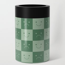 Plaid of Emotions pattern sage Can Cooler