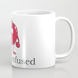 I am confused Coffee Mug | Metal, Red, Face, Motorcycle, Graphicdesign, Surfing, Fruit, Apple, Heritage, Emoji 