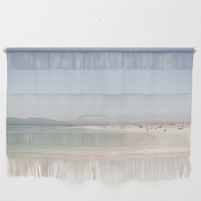 At The Beach (three) - minimal beach series - ocean sea photography by Ingrid Beddoes Wall Hanging