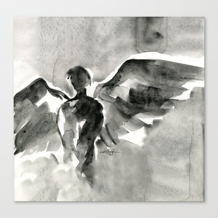 Abstract Angel No 0107 By Kathy Morton Stanion Canvas Print By Kathymortonstanion Society6