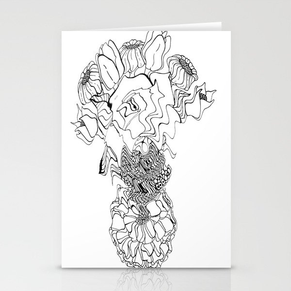 The Distortion of Beauty Stationery Cards