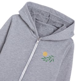 Leaf Sun 1 Kids Zip Hoodie