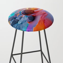 mineral color Bar Stool